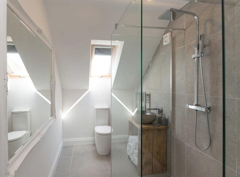 Hi-spec bathroom at Low Pasture Cottage in Hudswell, near Richmond, North Yorkshire