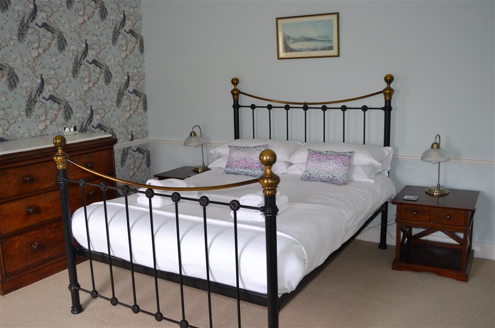 The double bedroom at Low Peak in Ravenscar, North Yorkshire