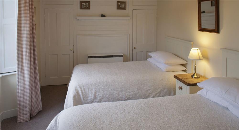 The twin bedroom at Low Peak in Ravenscar, North Yorkshire