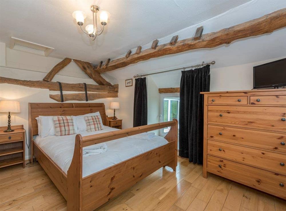 Double bedroom at Low Shepherd Yeat Farm in Crook, Kendal, Cumbria., Great Britain