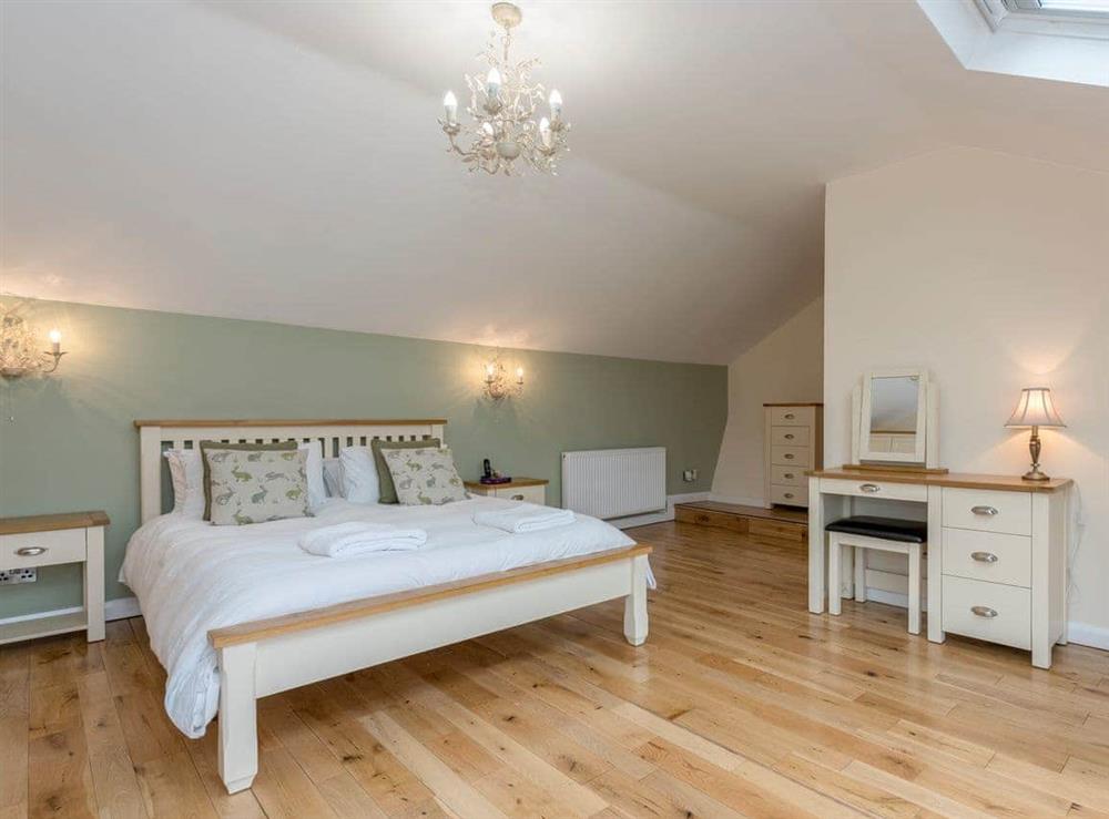 Spacious bedroom with en-suite at Low Shepherd Yeat Farm in Crook, Kendal, Cumbria., Great Britain