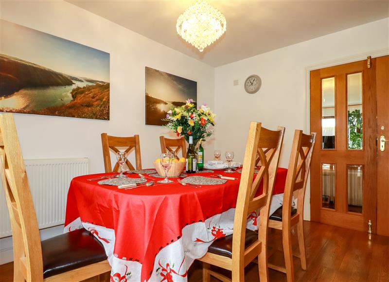 The dining room at Lowarth Chi, Polruan