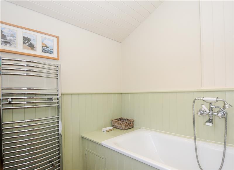 This is the bathroom at Lowen Cottage, Boscastle