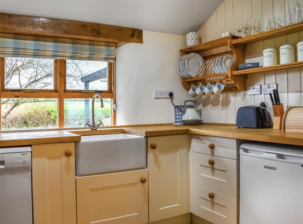 Kitchen at Lower Axford Cottage in Callington, Cornwall