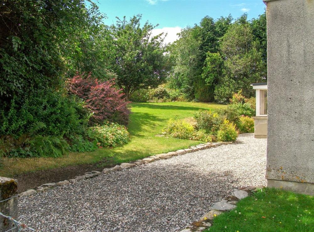 Charming garden at Lower Brae in Strath Oykel, by Ardgay, Highlands, Ross-Shire