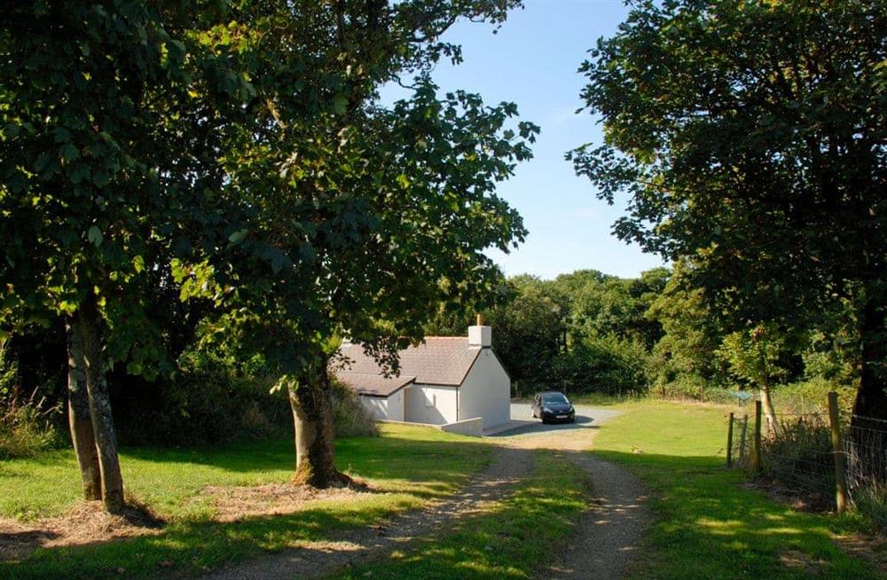 The setting around Lower Bushford Cottage at Lower Bushford Cottage in Hasguard, near Dale, Pembrokeshire, Dyfed