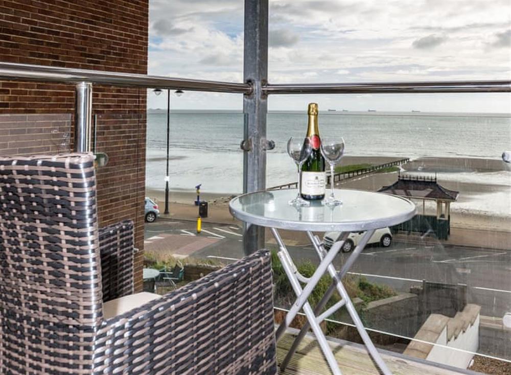Balcony at Lower Chine Apartment in , Shanklin