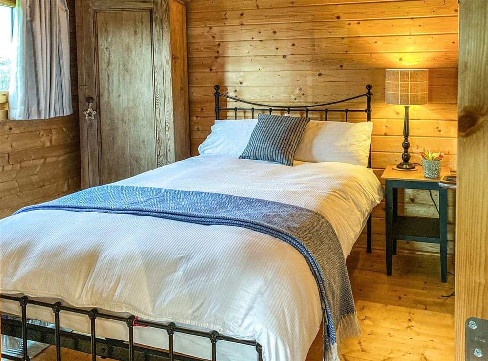 Double bedroom at Lower Cothay Lodge in Greenham, Wellington, Somerset