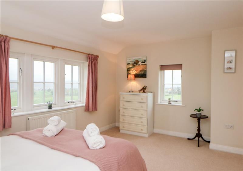 One of the 3 bedrooms at Lower Cowden Farm, Sheldon near Bakewell