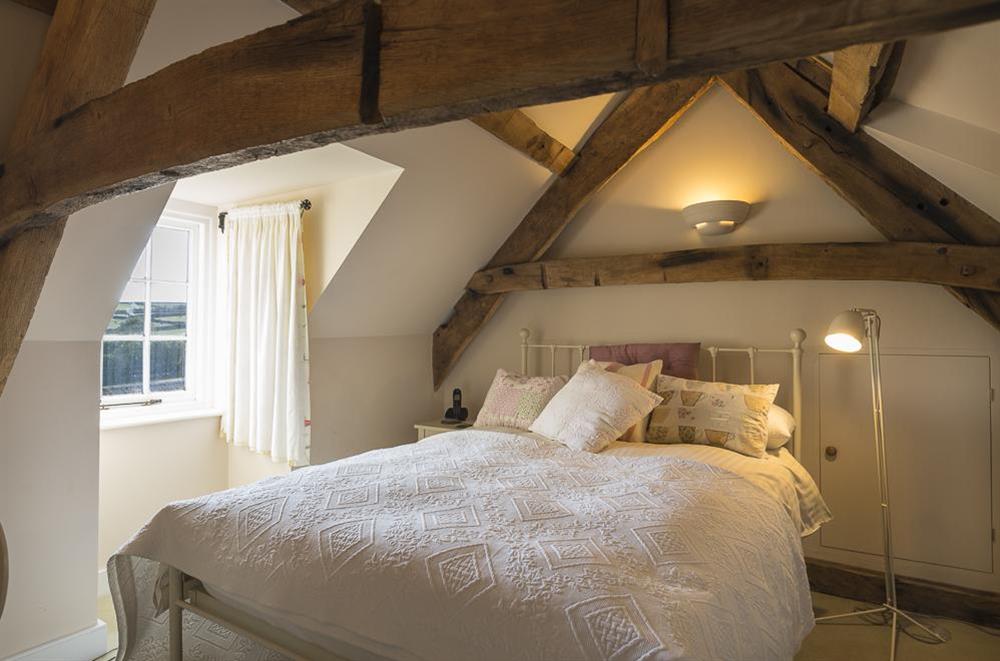 2nd floor double room (bed to be replaced by two singles - Winter 2017) - height slightly restricted by cross beam at Lower Easton Farmhouse in , Nr Salcombe