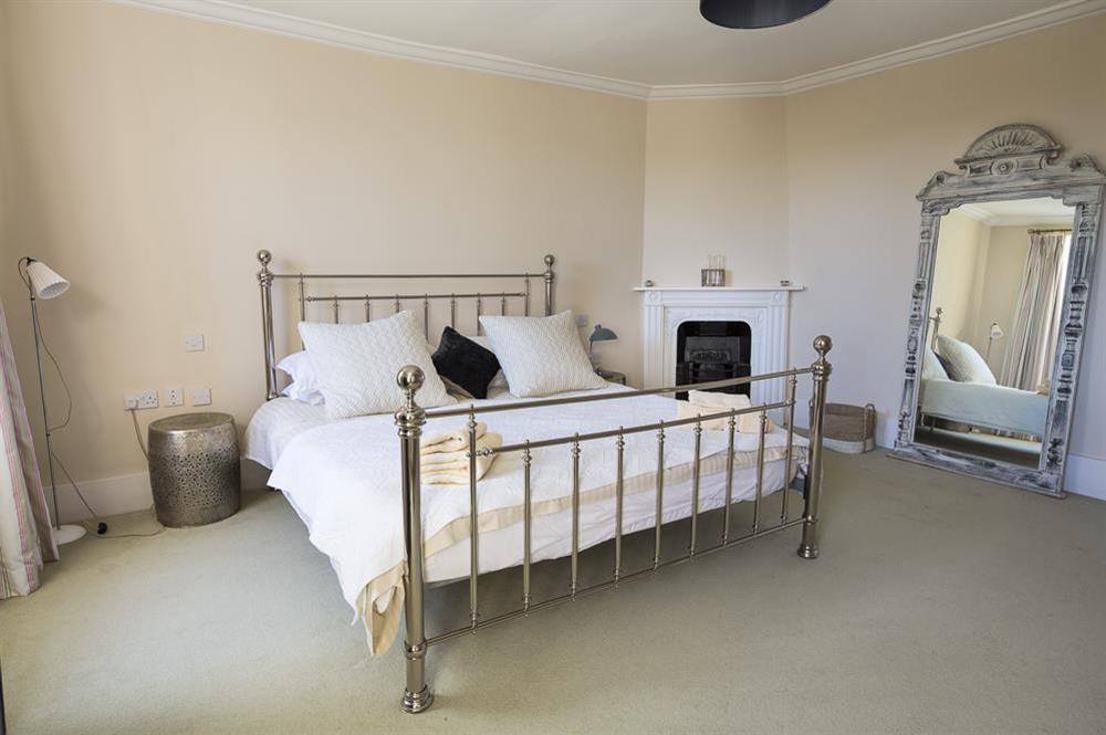 Double bedroom with super-King size bed (photo 3) at Lower Easton Farmhouse in , Nr Salcombe