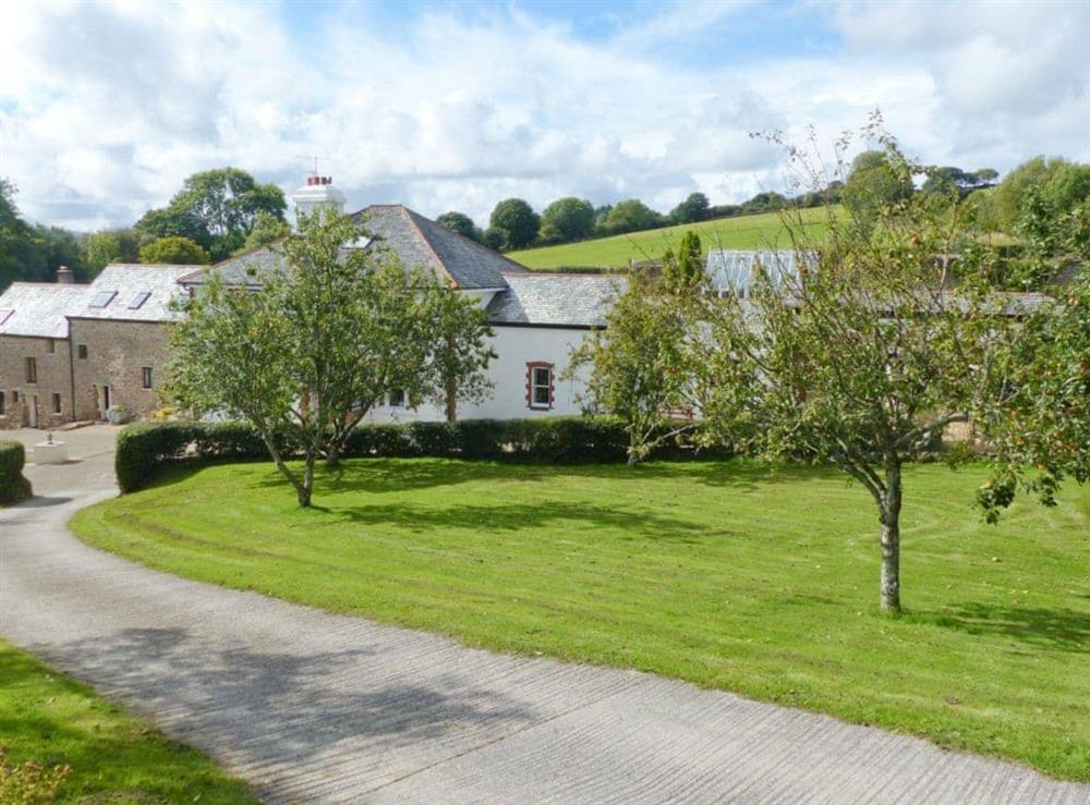Approach to holiday properties at Torfield, 
