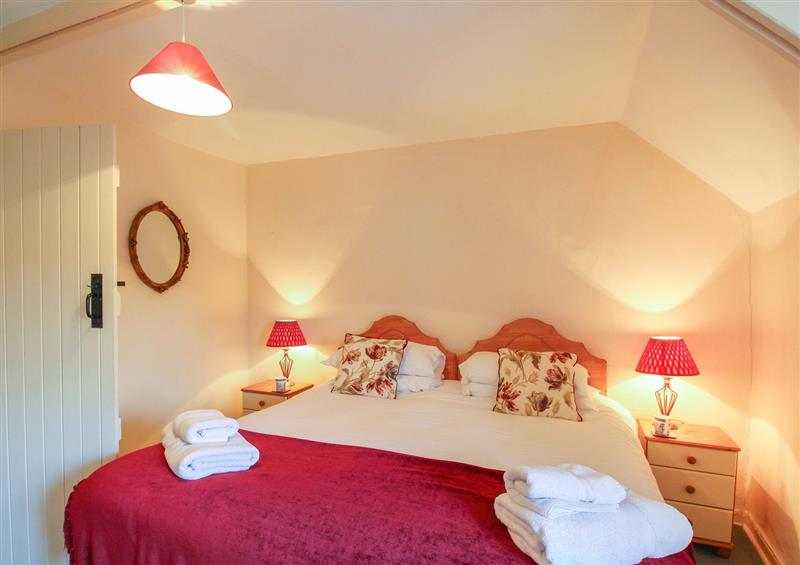 One of the bedrooms at Lower Farm Cottage, Portesham