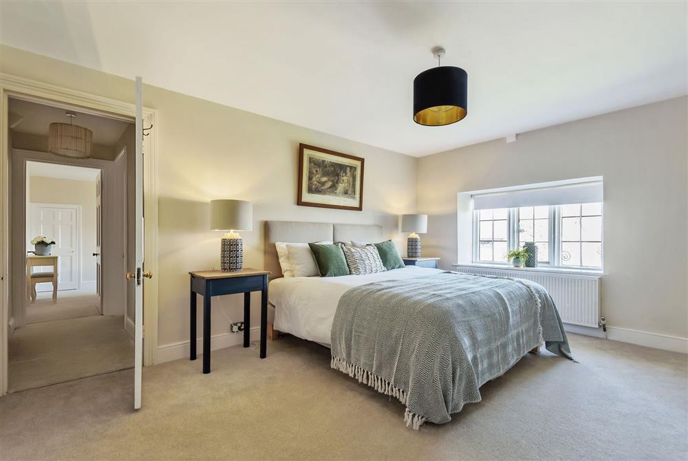 Lower Farm, Dorset: Bedroom three with a 6ft super-king size, zip and link bed - can convert to twin single beds on request