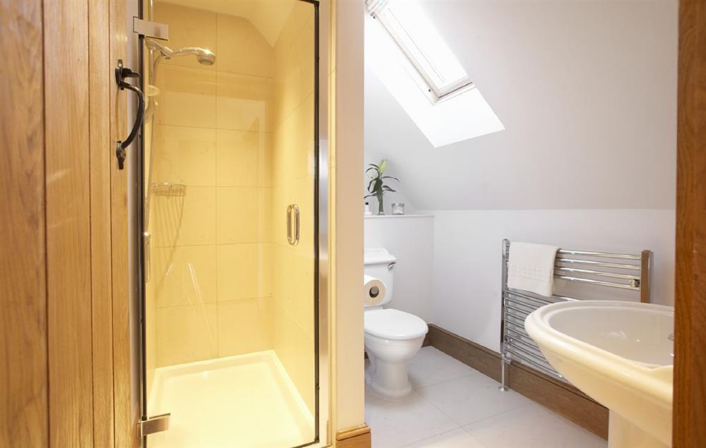 En-suite shower room at Lower Farmhouse,  Todenham, Moreton-in-Marsh