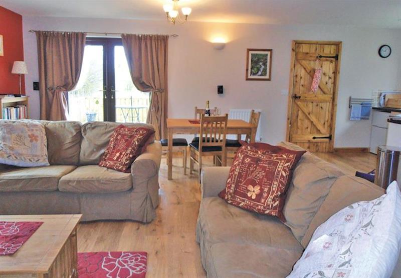 Typical Bleddfa Lodge at Lower Fishpools Lodges in Powys, Mid Wales