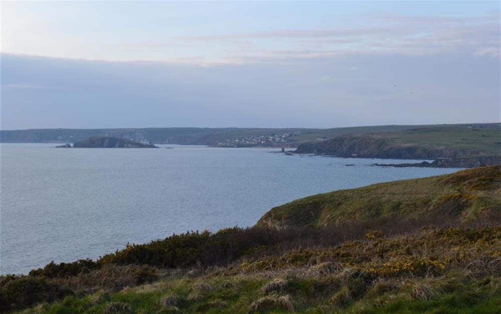 Fabulous coast walks from the doorstep to Bantham Beach, overlooking Burgh Island at Lower Goosewell Cottage in Thurlestone