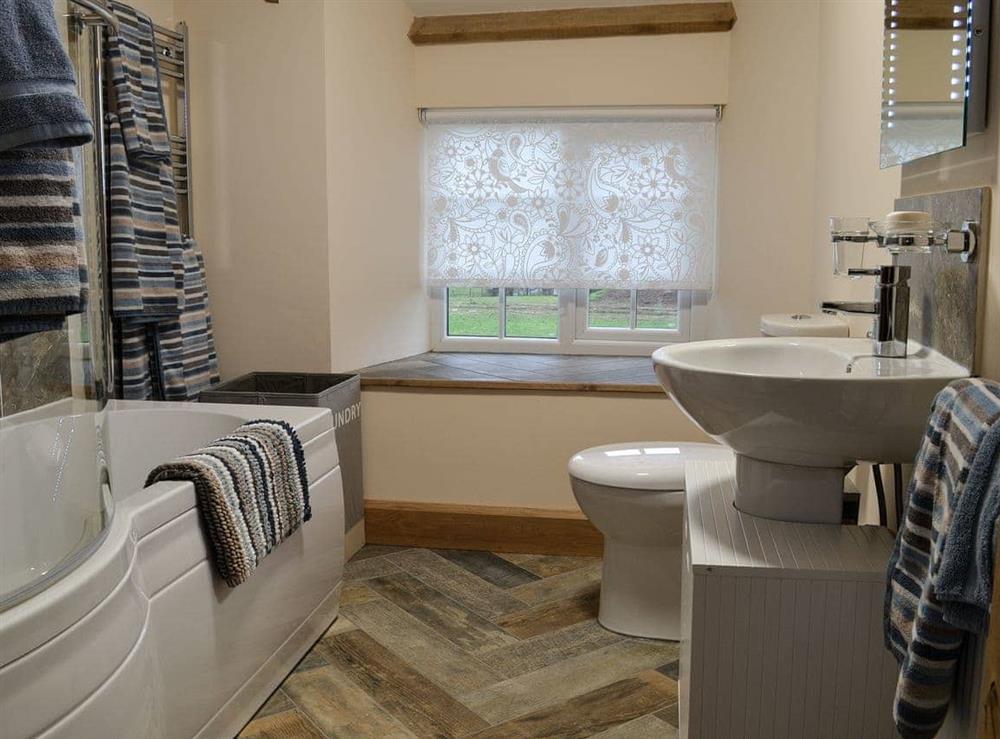 Bathroom at Lower Larkworthy in Ashwater, near Holsworthy, Devon