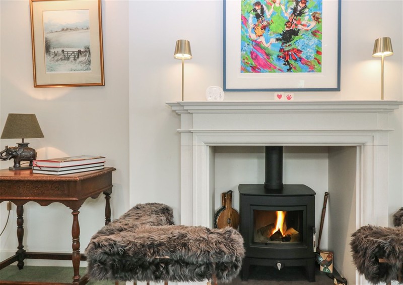 The living area at Lower Lodge, near Cupar