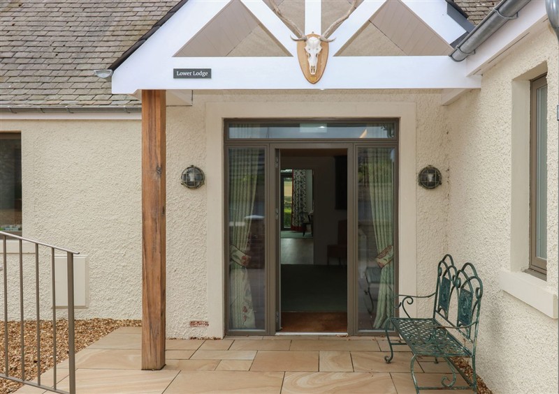 The setting of Lower Lodge at Lower Lodge, near Cupar