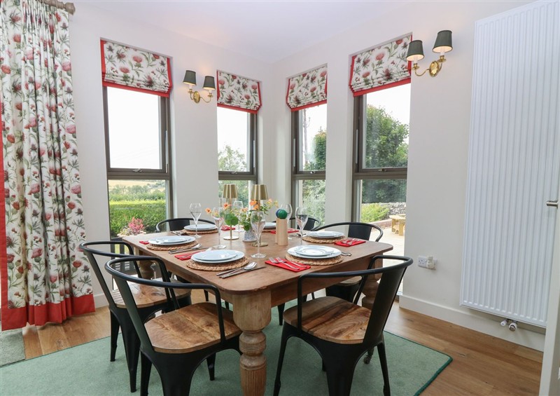 This is the dining room at Lower Lodge, near Cupar