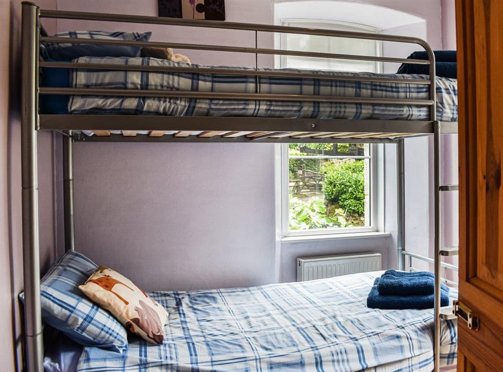 Bunk bedroom at Lower Lodge in St Austell, Cornwall