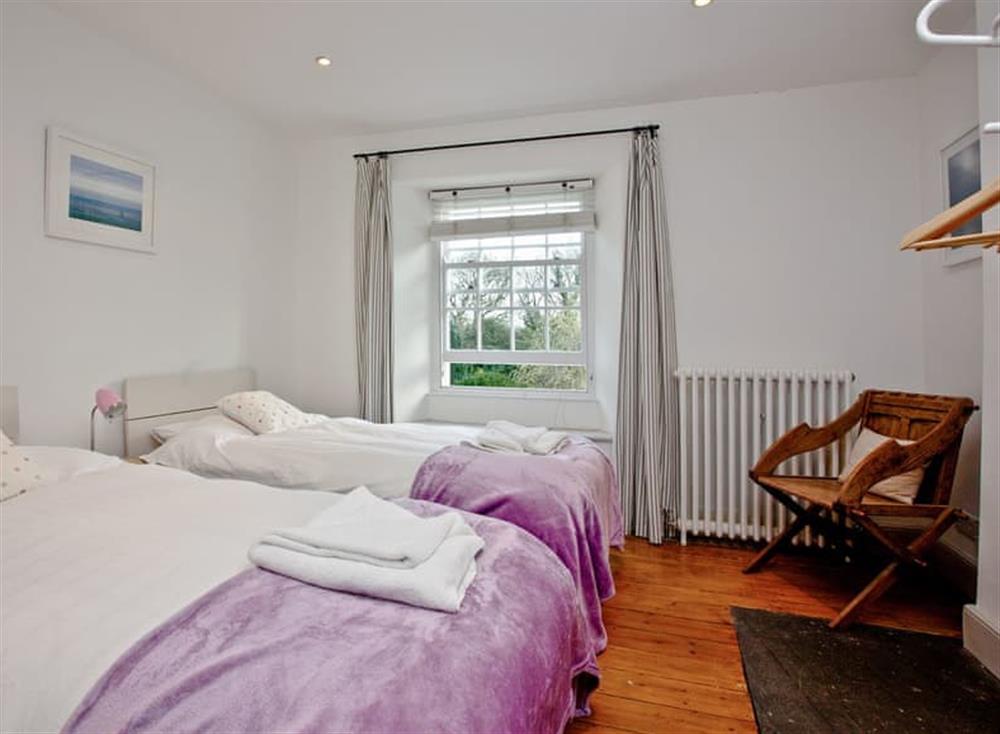 Twin bedroom at Lower Margate in Bodmin, Cornwall