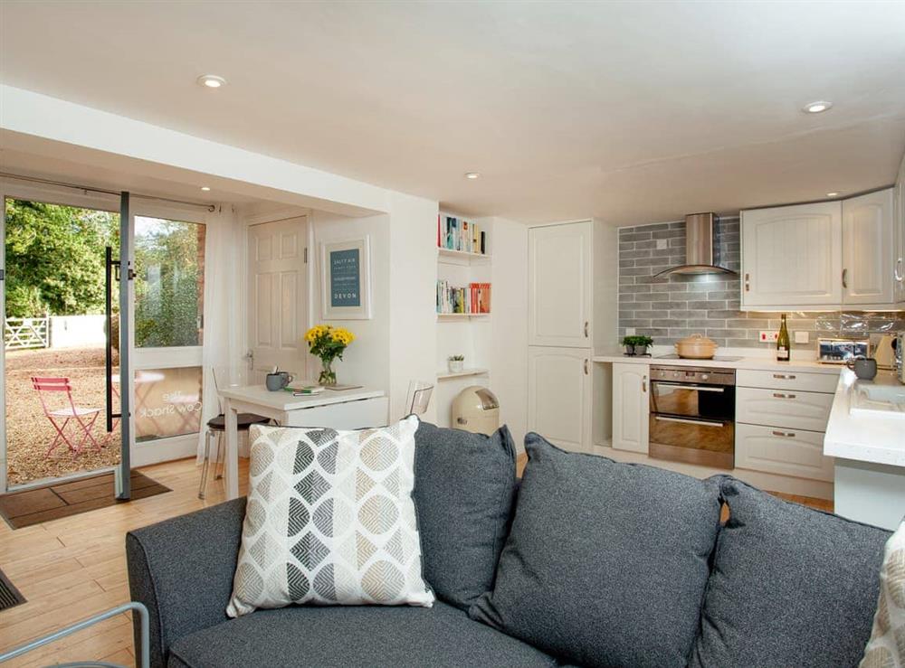 Open plan living space at Lower Marshay Annexe in Pennymoor, near Tiverton, Devon