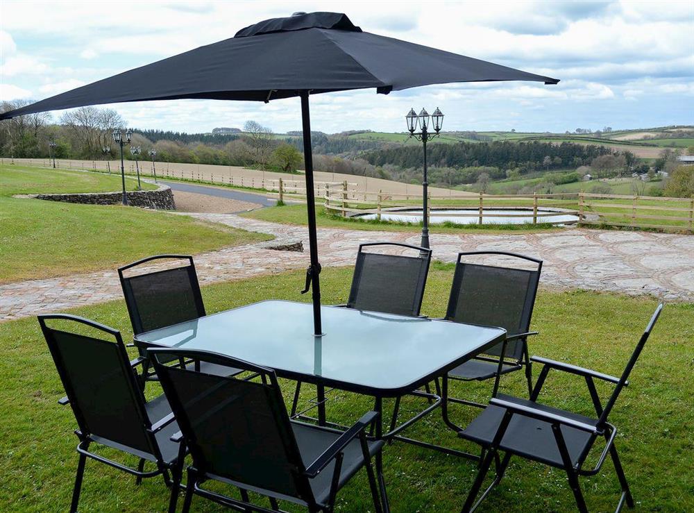 Delightful sitting out area with wonderful views at Bridge House, 