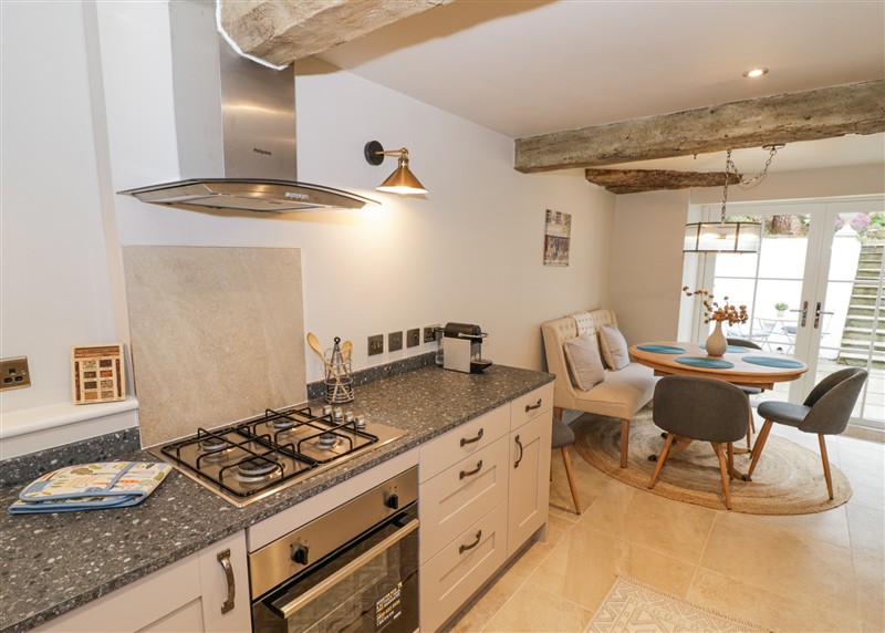This is the kitchen at Lower Pack Horse Cottage, Winchcombe