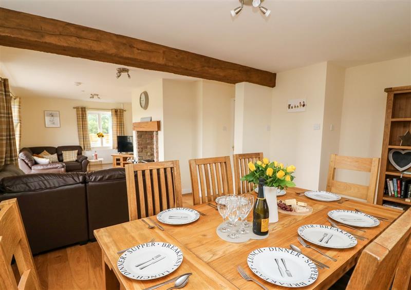 This is the dining room at Lower Pentre, Llandrindod Wells