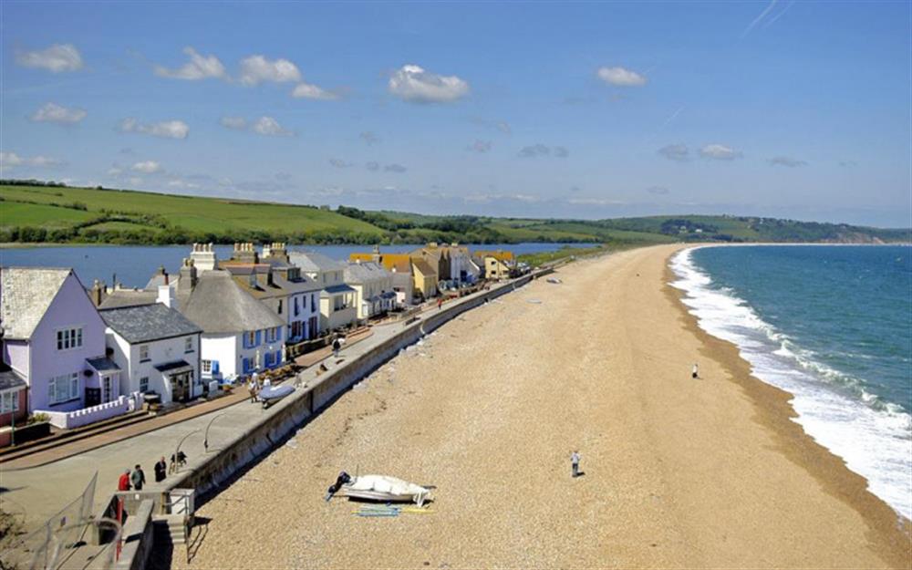 The beach and seafront at Torcross at Lower Reeds in Torcross