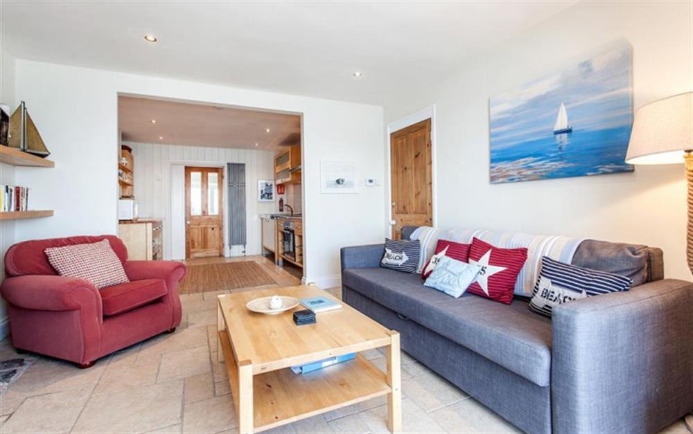 The spacious living room. at Lower Reeds in Torcross
