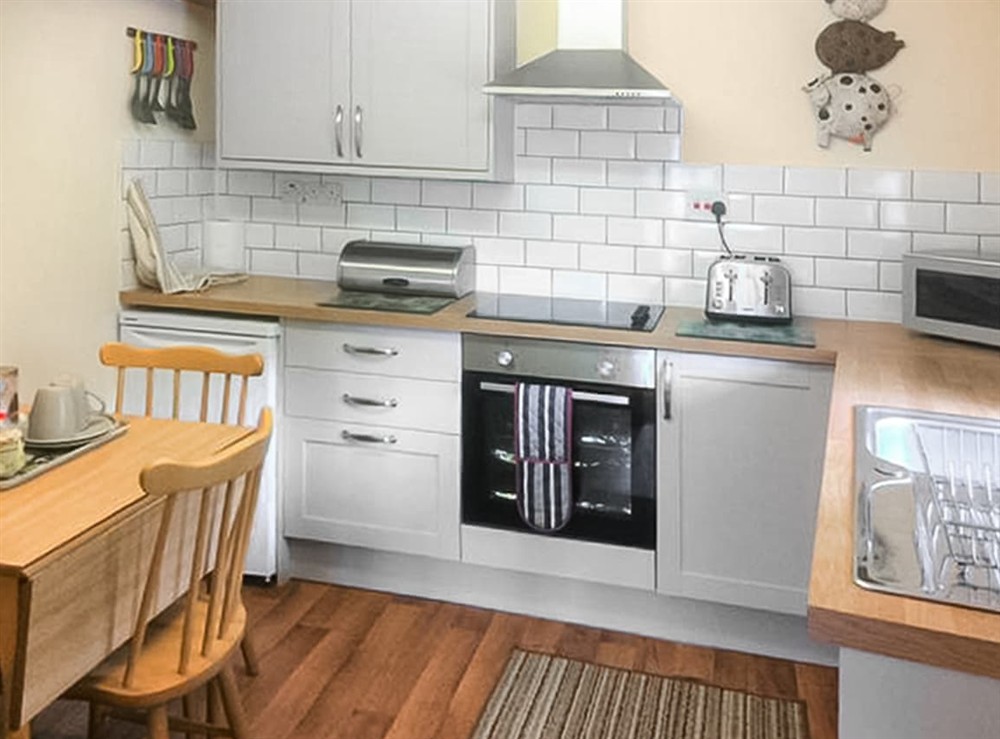 Kitchen/diner at Lower Rheol in Crickadarn, near Brecon, Powys