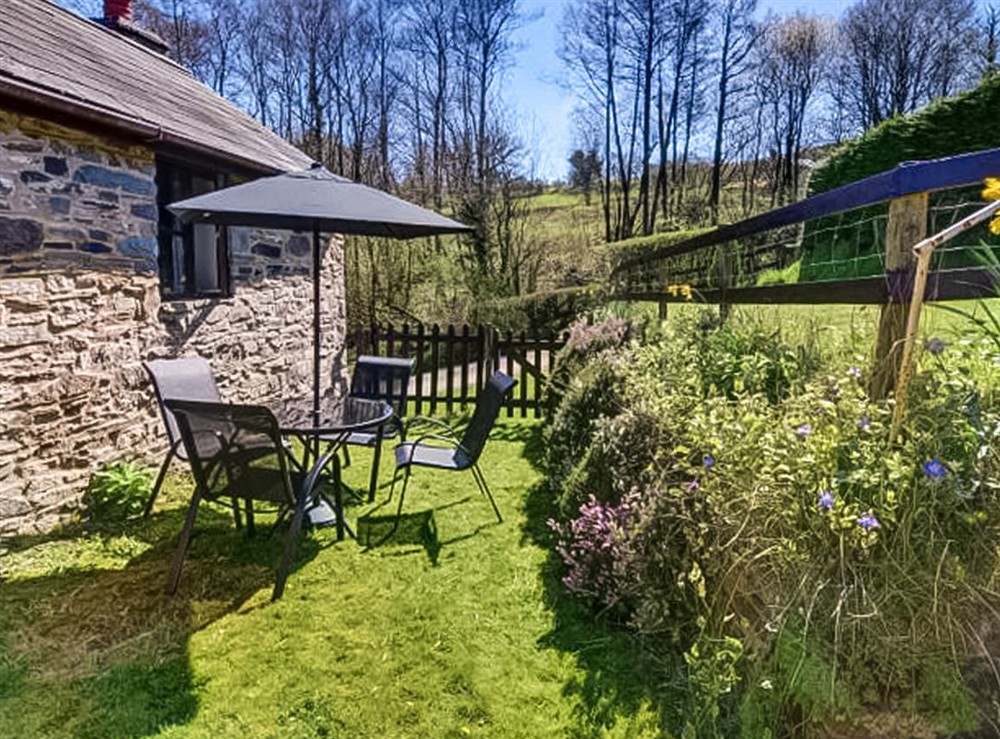 Sitting-out-area (photo 2) at Lower Rheol in Crickadarn, near Brecon, Powys