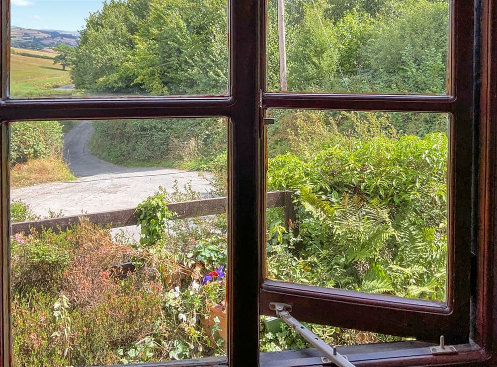 View at Lower Rheol in Crickadarn, near Brecon, Powys