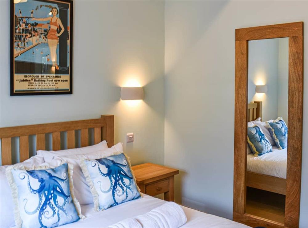 Double bedroom at Lower Stables in Penzance, Cornwall