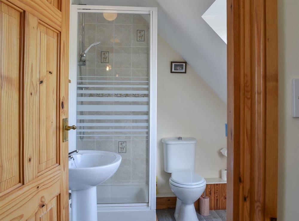 Shower room at Mooey Cottage, 