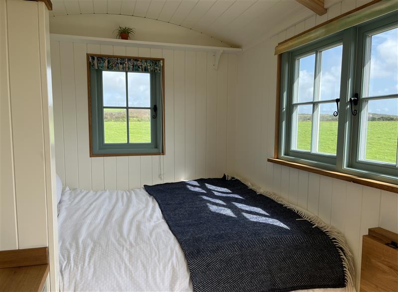 Bedroom at Lower Trewern Shepherds Hut, Newbridge near Penzance