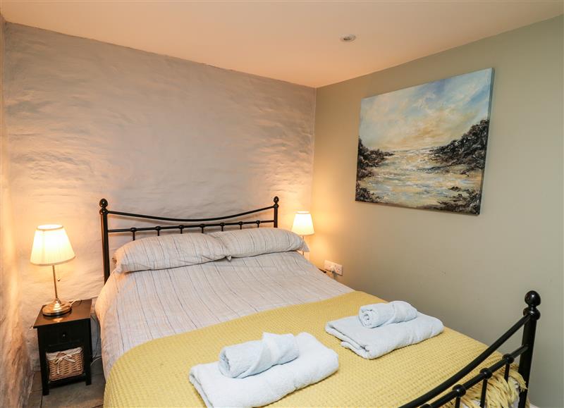 One of the 2 bedrooms at Lower Vestry, Llangrannog