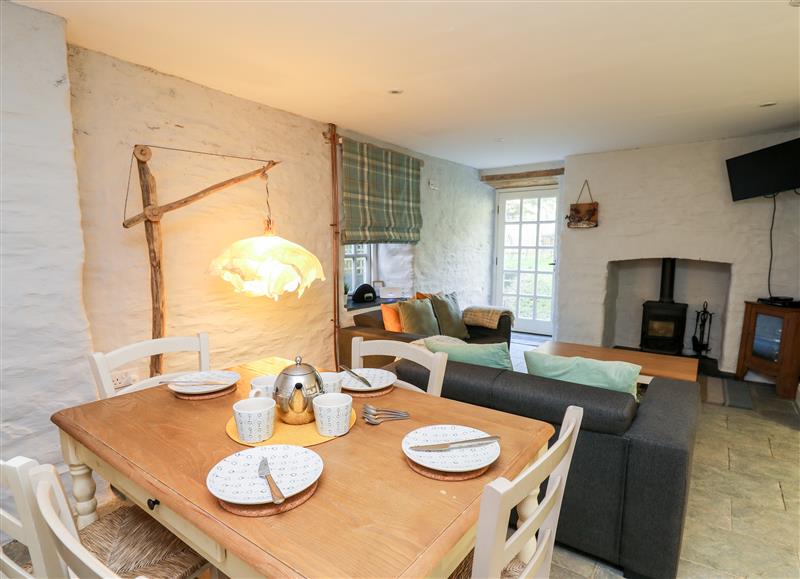 Relax in the living area at Lower Vestry, Llangrannog