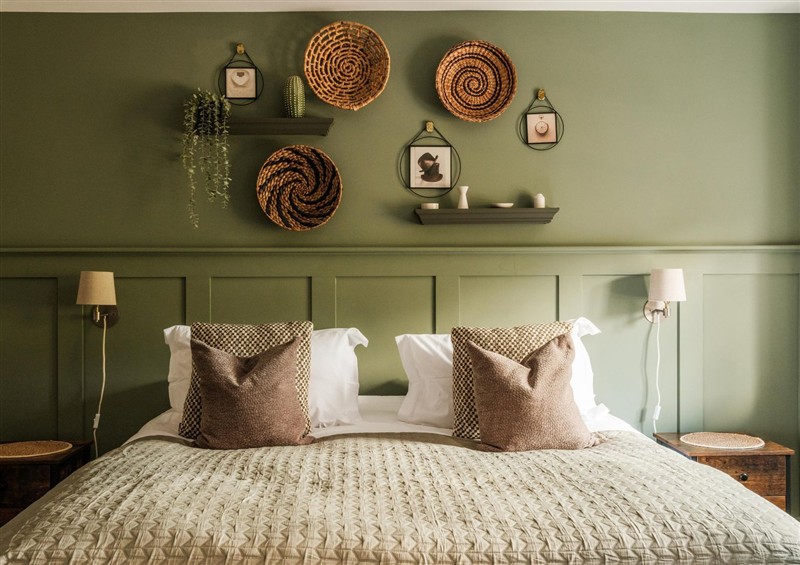 A bedroom in Lower Well Farm House at Lower Well Farm House, Stoke Gabriel