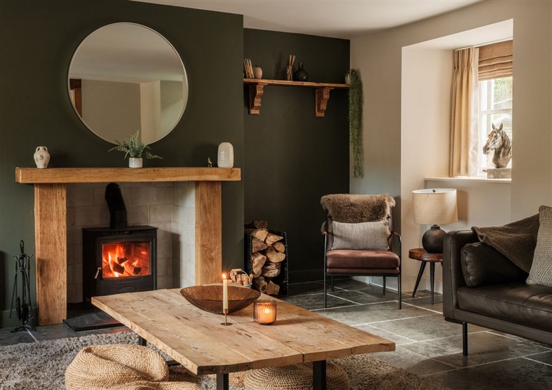 Relax in the living area at Lower Well Farm House, Stoke Gabriel