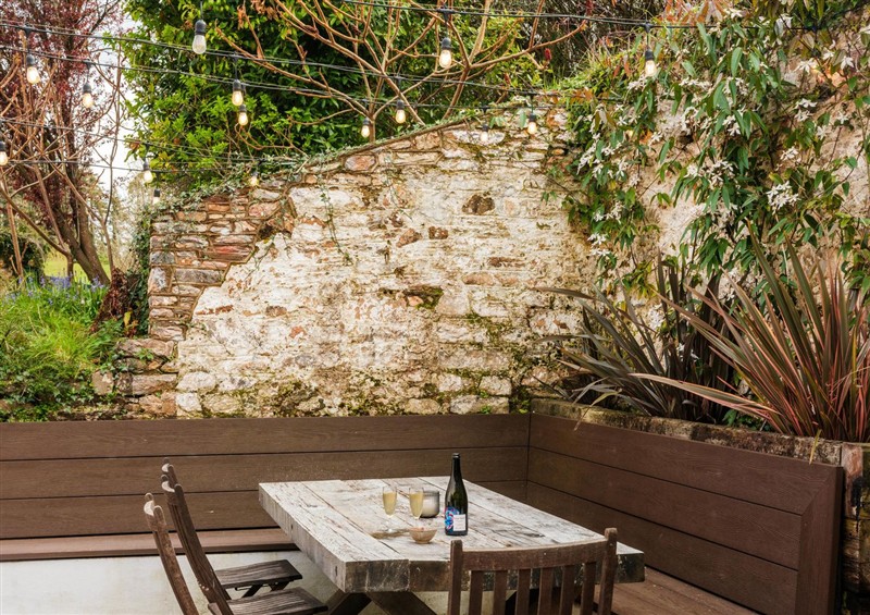 The garden in Lower Well Farm House at Lower Well Farm House, Stoke Gabriel