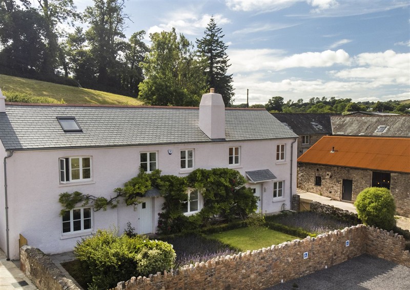 The garden at Lower Well Farm House, Stoke Gabriel