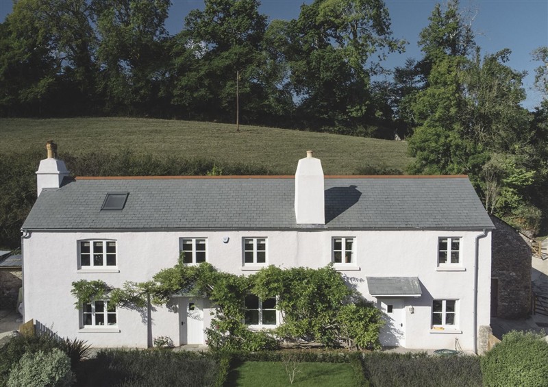 This is the setting of Lower Well Farm House at Lower Well Farm House, Stoke Gabriel