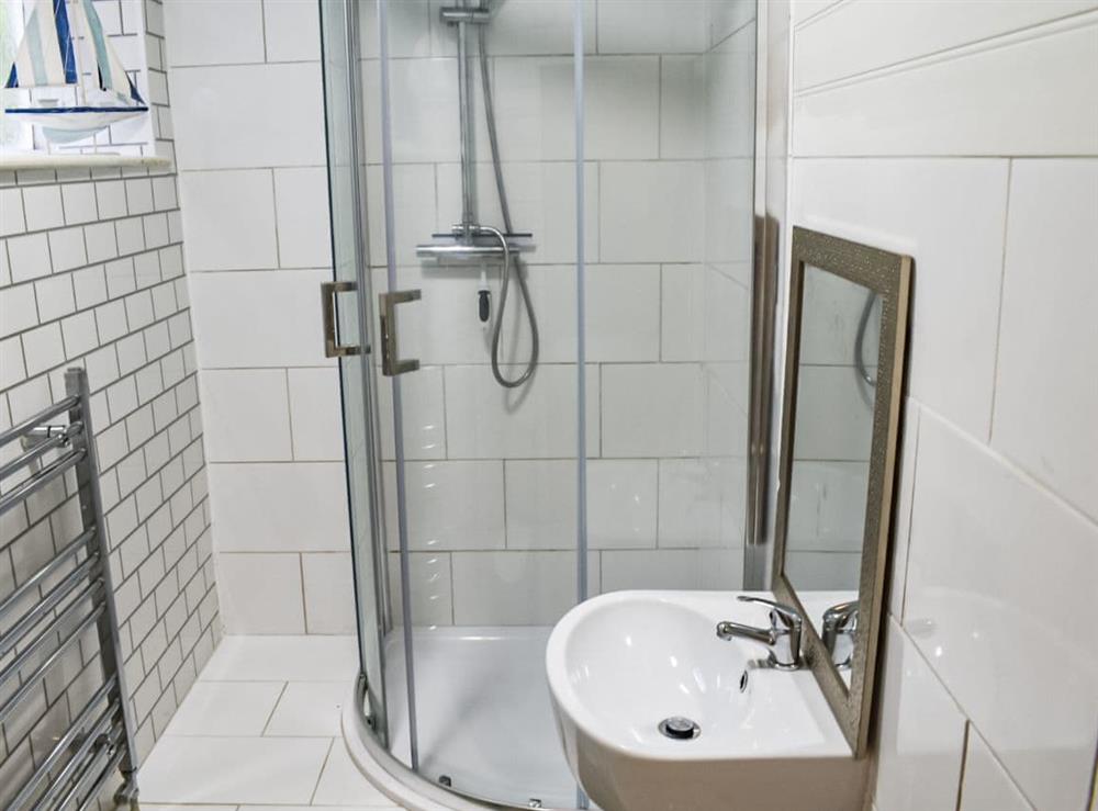 Shower room at Lower West in Knighton-on-Teme, Tenbury Wells, Worcestershire