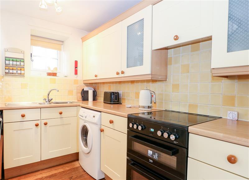 This is the kitchen at Lower Whiteflood Farm Cottage, Owslebury near Twyford