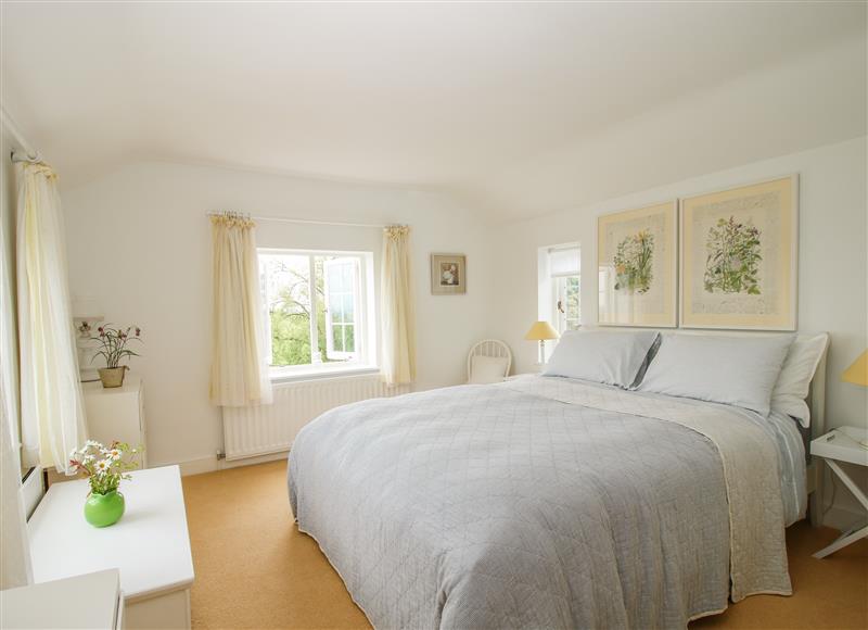 One of the bedrooms at Lower Woodend Cottage, Bircher Common near Orleton