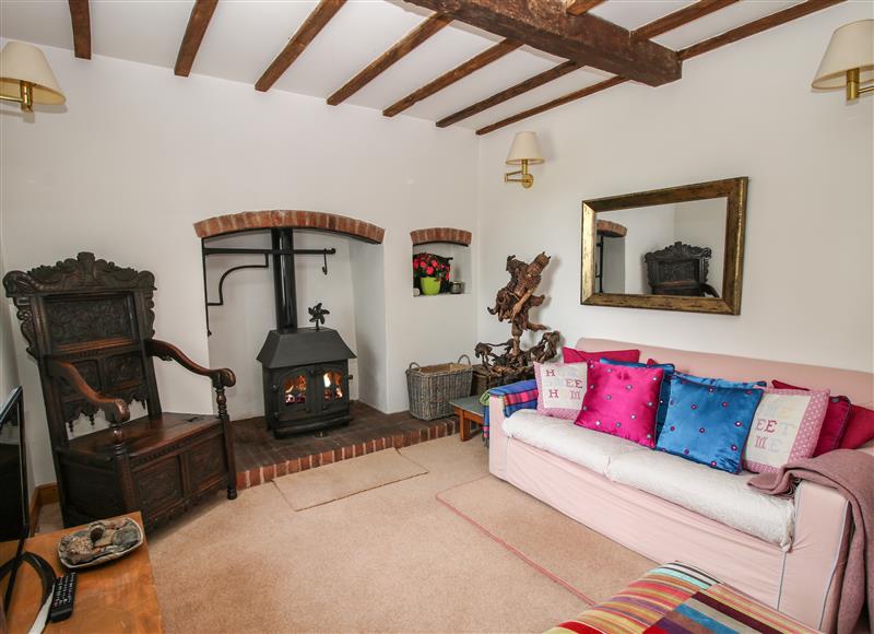 This is the living room at Lower Woodend Cottage, Bircher Common near Orleton